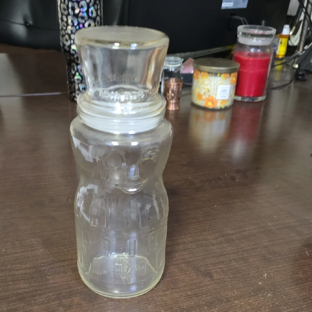 Mr.Peanut Vintage 1981 75th Anniversary Jar With Lid